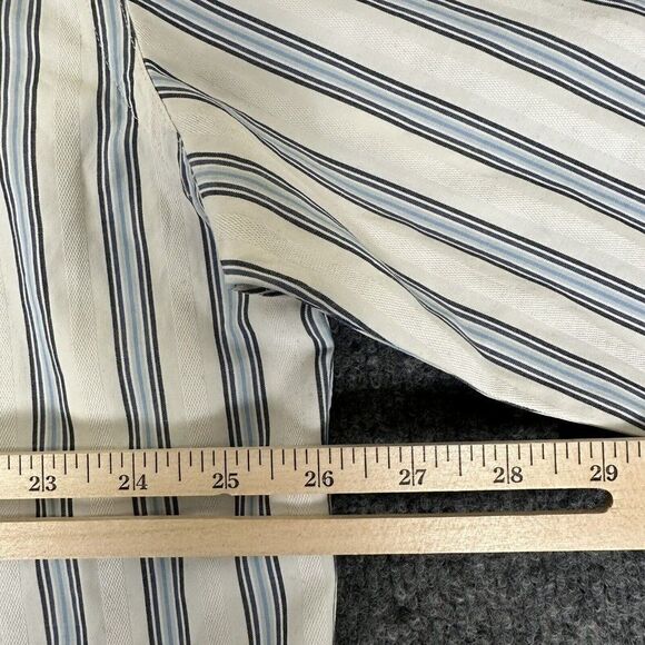 Tommy Hilfiger Shirt Mens XXL Blue 80’s Two Ply Cotton Pocket Long Sleeve Adult​ - Picture 8 of 8